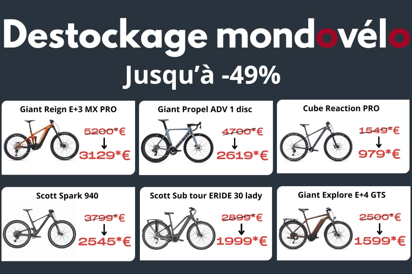 Grand Destockage chez Mondovelo MONDOVELO LES OLMES