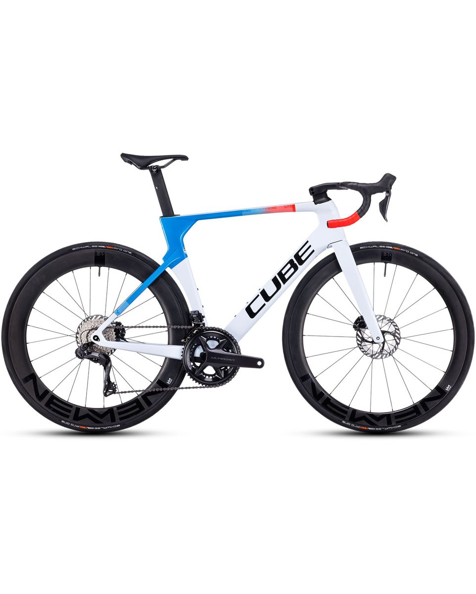 Vélo de route Unisexe LITENING AERO C:68X RACE Blanc