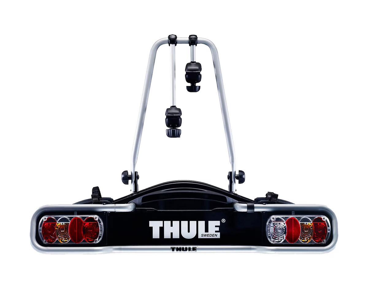 Porte-vélo sur attelage EURORIDE 2 VÉLOS Noir/Aluminium